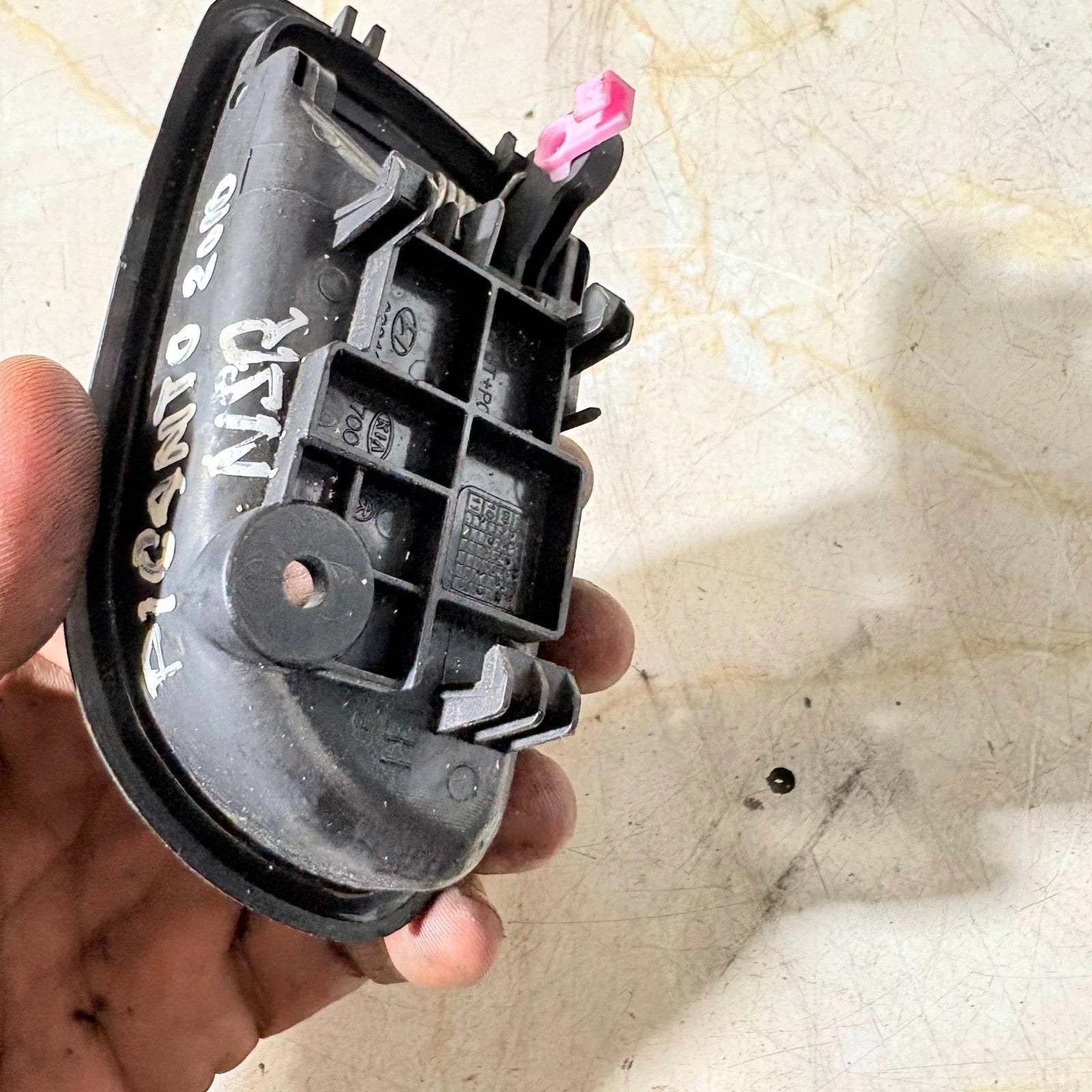 Kia Picanto 2004-2011 Mk1 SA Rear Left Interior Door Handle Nearside Black