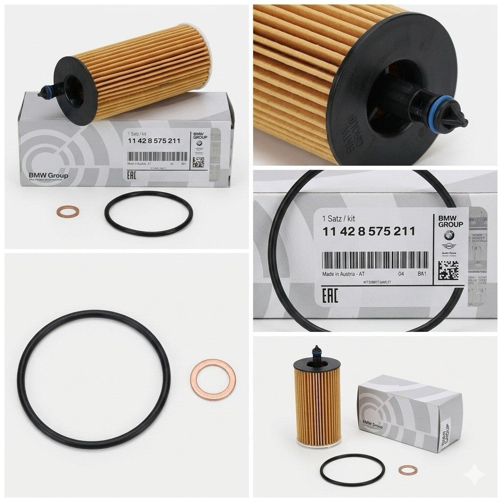 BMW Oil Filter 11428575211 11428575212 1 2 3 4 5 6 7 X3 X4 X5 X6 Z4 2013-2025