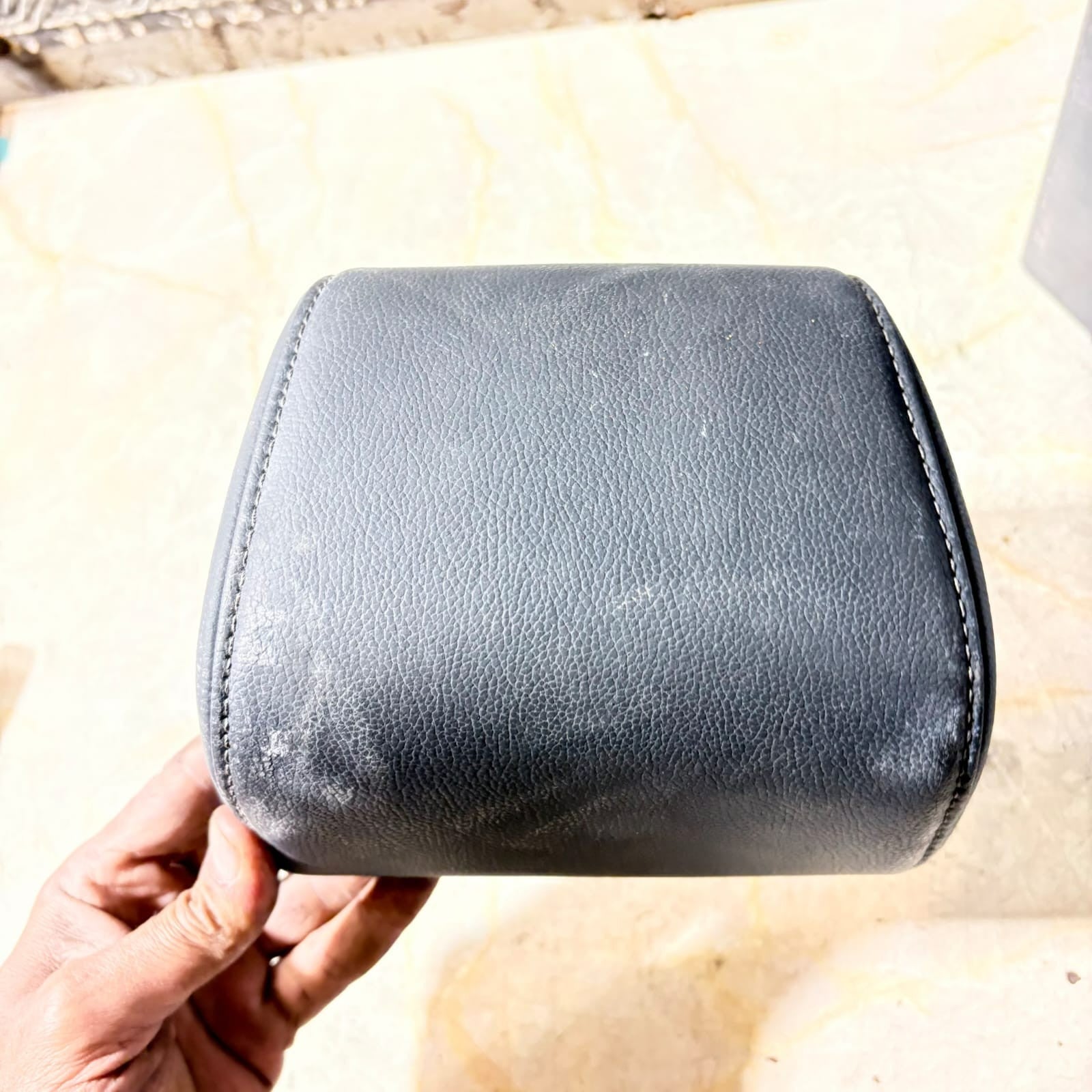 Audi A4 Seat Headrest Rear Left Right N/O/S Leather Dakota Black 7236084