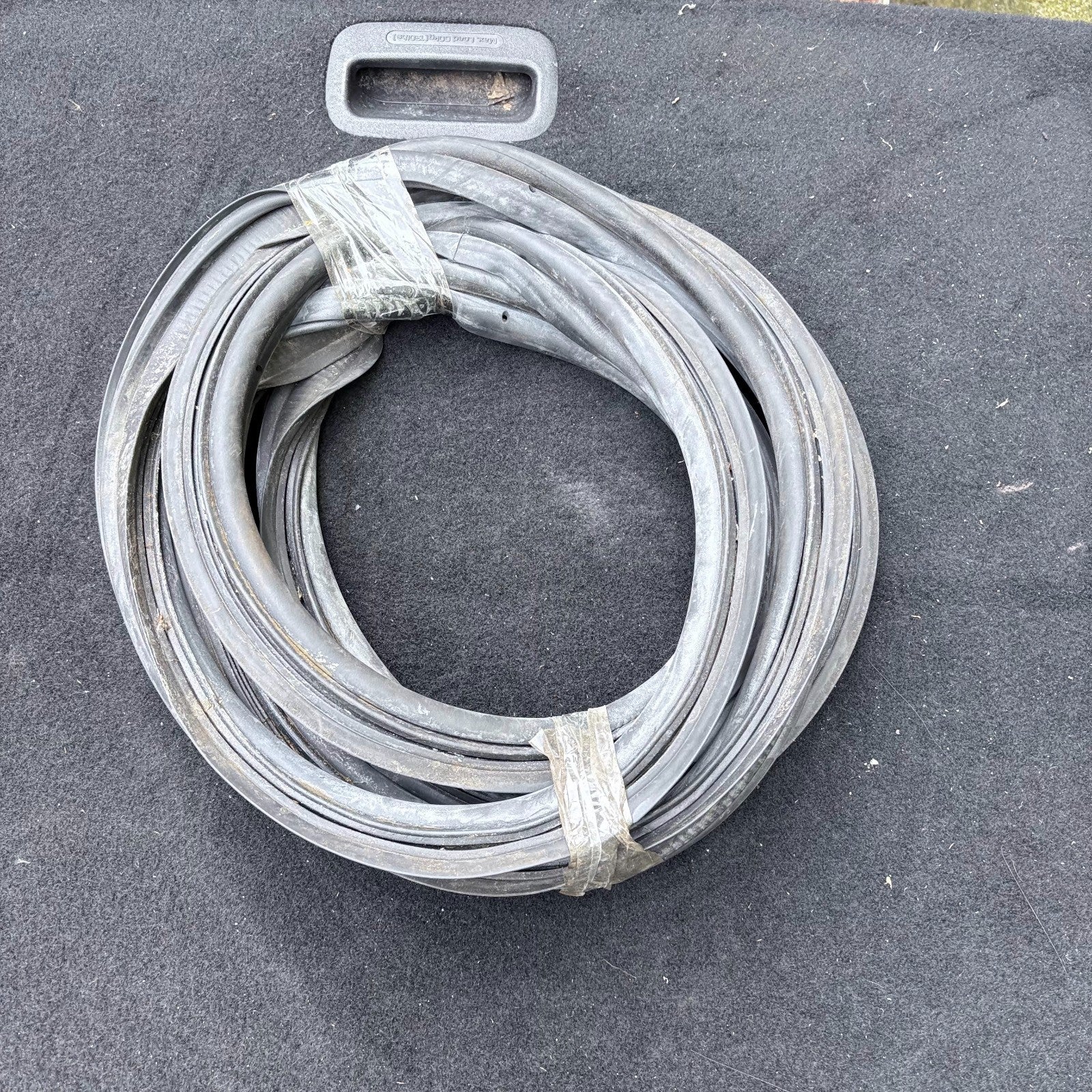 FIAT 500 MK1 2007-2015 REAR TAILGATE BOOT LID APERTURE RUBBER SEAL