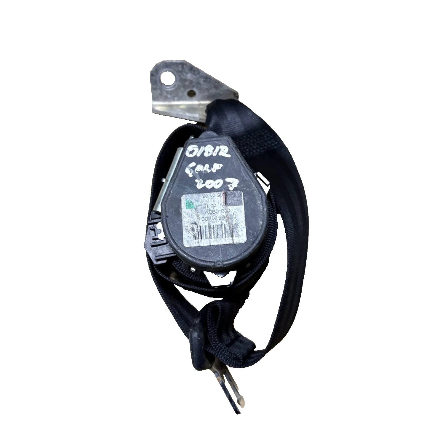 VW Golf Mk5 Mk6 Rear Right Seat Belt OSR 1K6857806N Hatchback 2003-2013