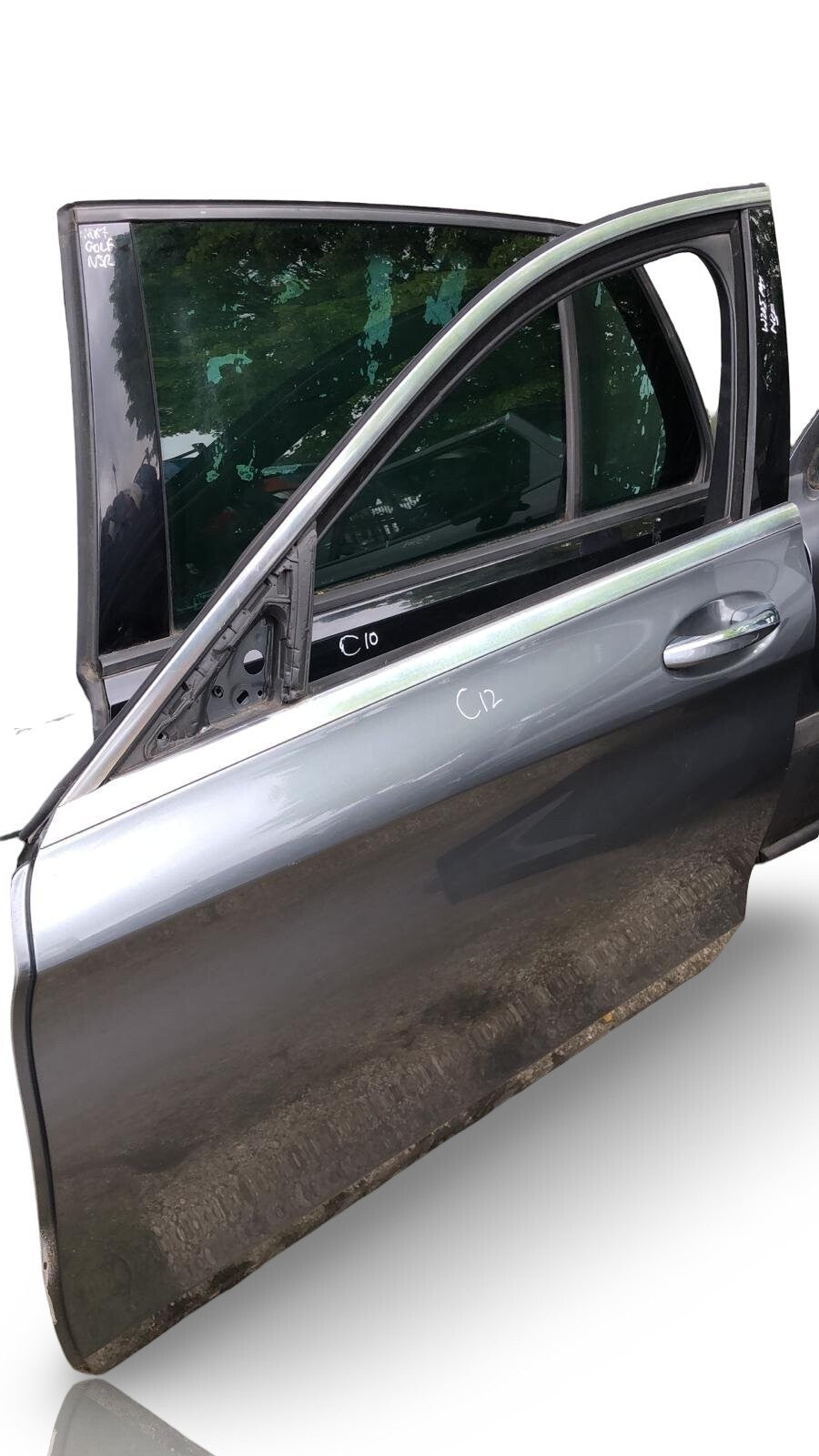 MERCEDES C CLASS W205 (2013+) FRONT LEFT DOOR GREY NSF
