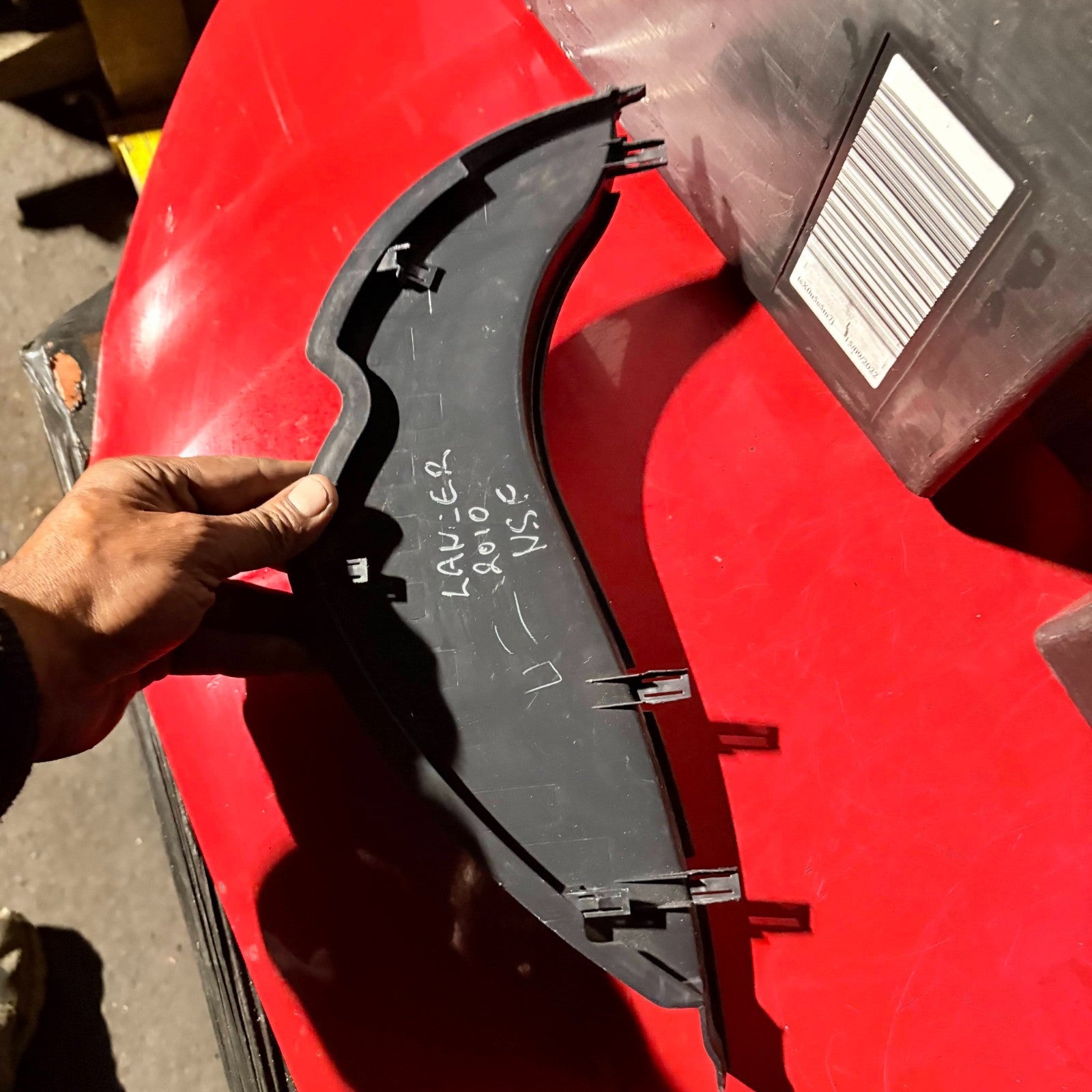 2010 Mitsubishi Lancer X Dash Trim Panel Left Front Passenger