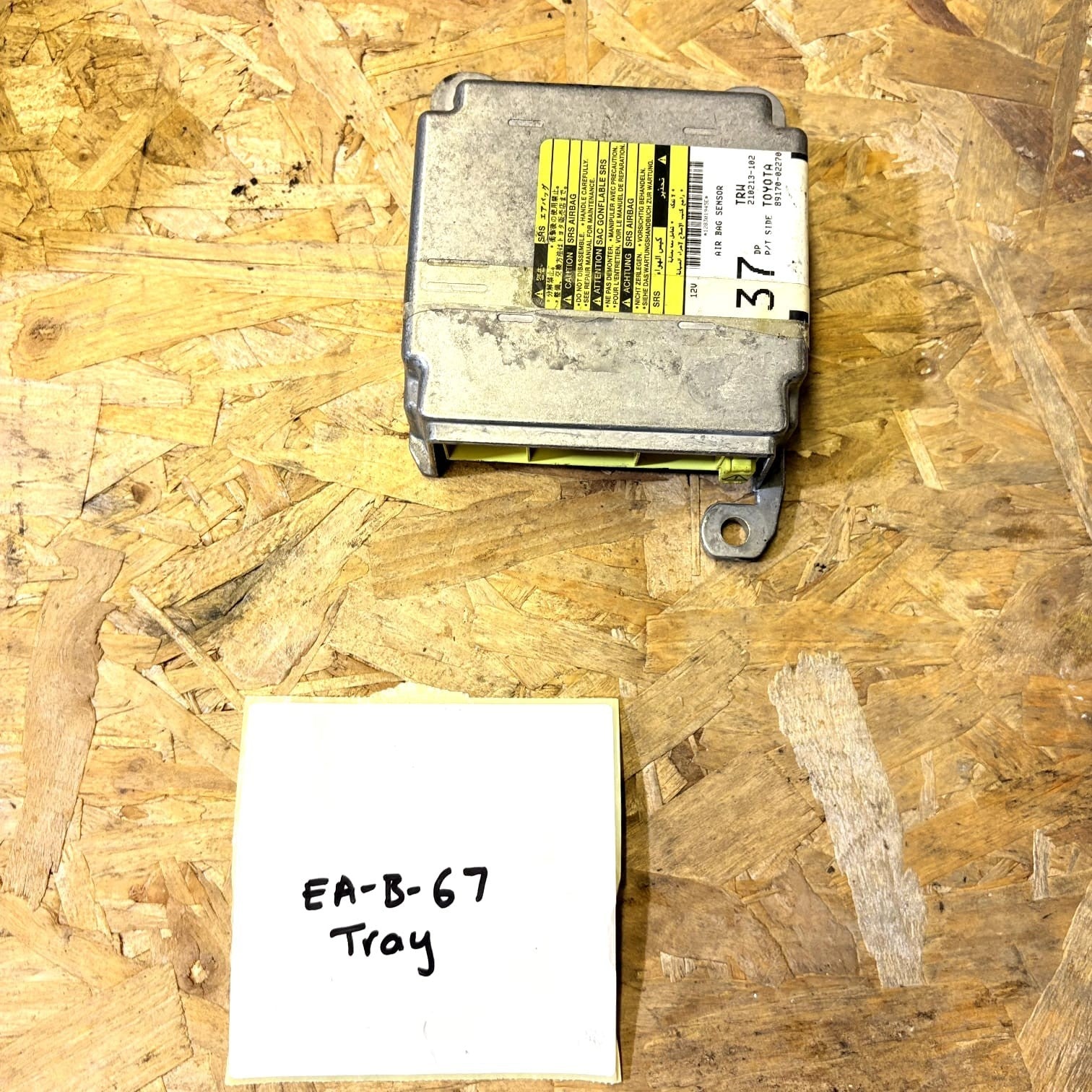 2004 TOYOTA YARIS ECU MODULE 89170-0D410 TRW 220749-102