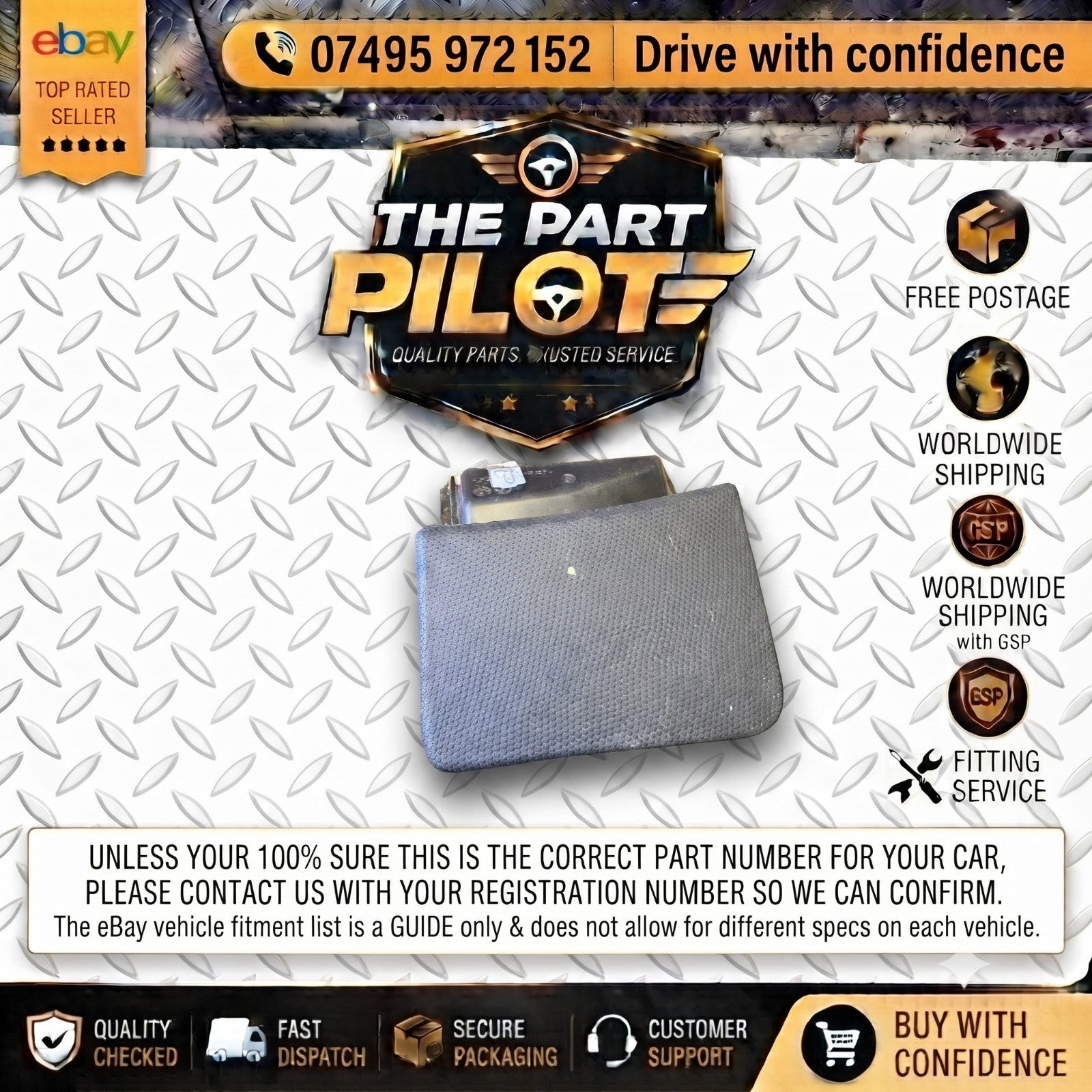 Nissan Micra K12 2003-2010 RHD Dash Coin Pocket Tray 68855-AXxxx