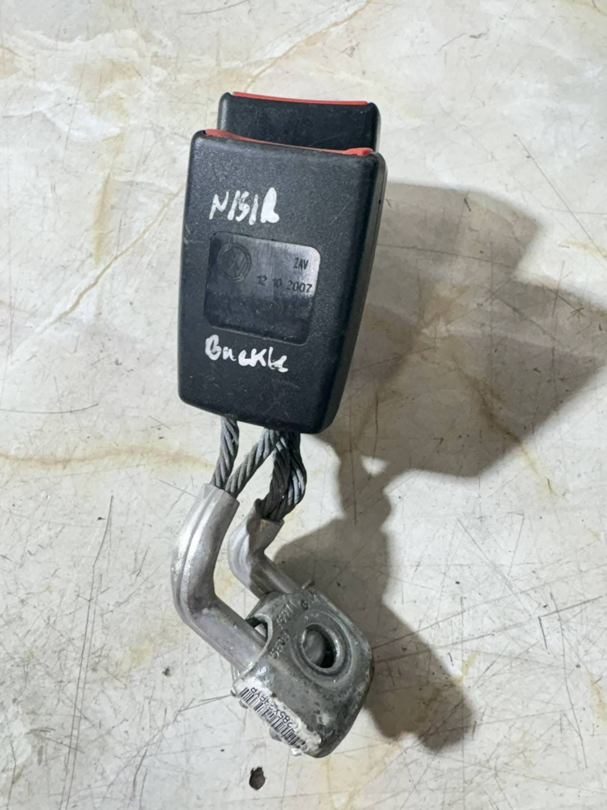 GOLF PASSENGER REAR LEFT SEAT BELT BUCKLE 1K0857739HQVZVW Golf Mk5 Rear Left