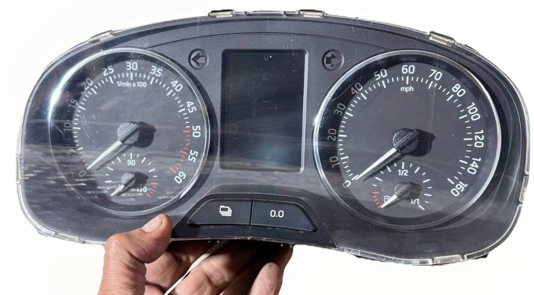 SKODA RAPID NH 12-19 MPH SPEEDOMETER INSTRUMENT CLUSTER A2C53357612AF 5JA920940A