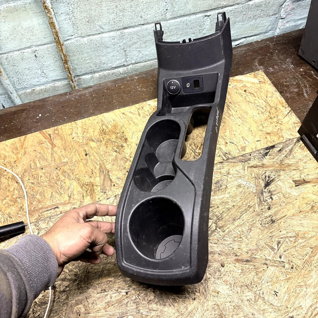 Ford EcoSport 2016 Mk1 RHD Centre Console Cup Holder Surround Black 12V Socket