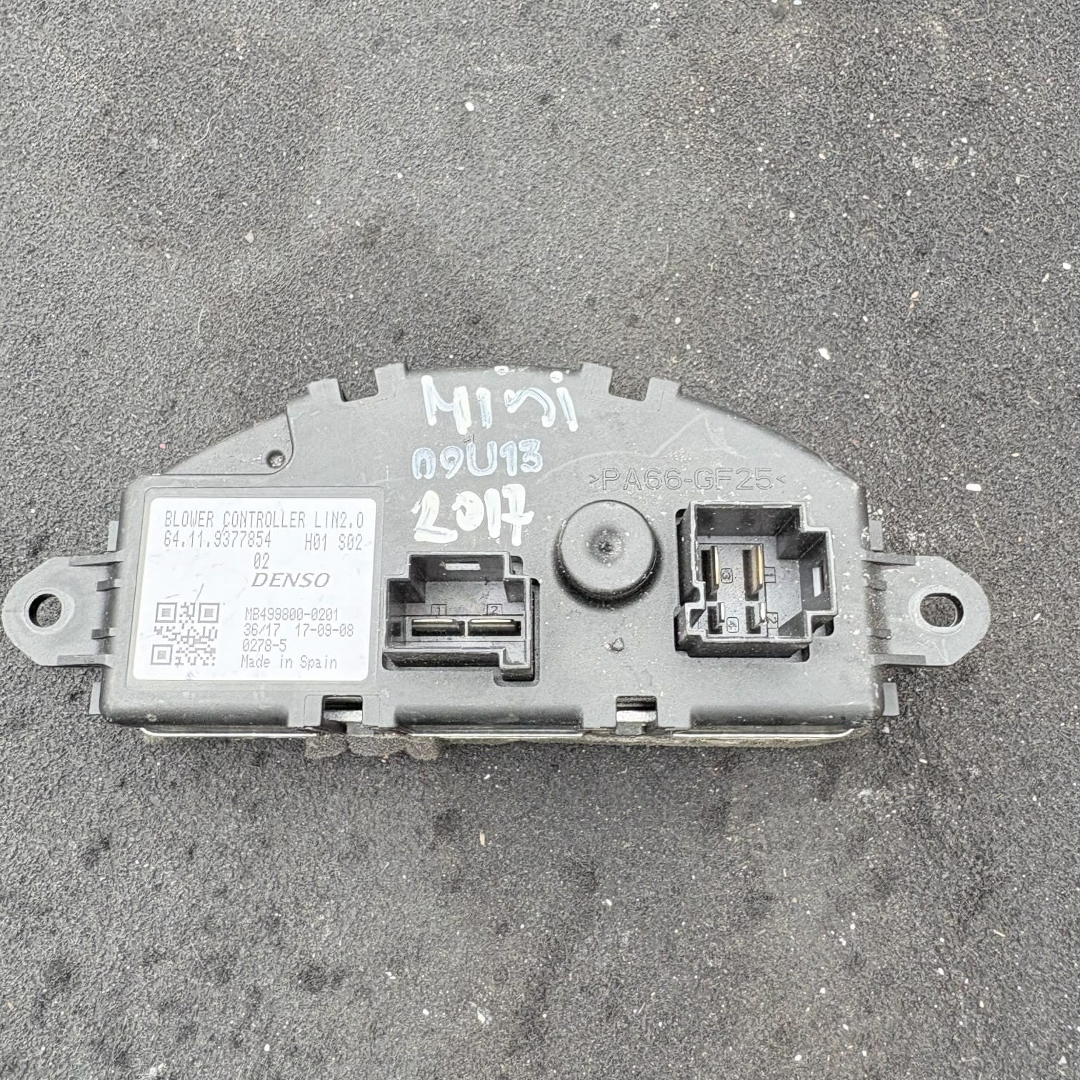 Mini Hatch F56 F55 F57 2014-2021 Heater Blower Motor Resistor 64119377854