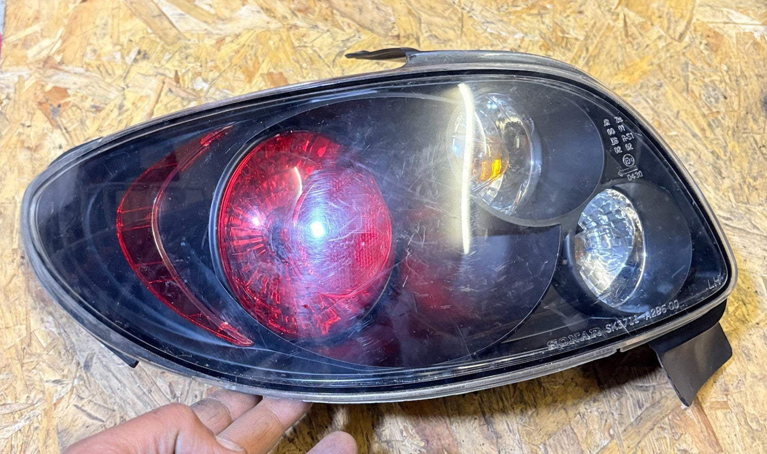 Peugeot 206 GTi 180 2003-2006 NSR Left Smoked Rear Tail Light SK3711-A2B6