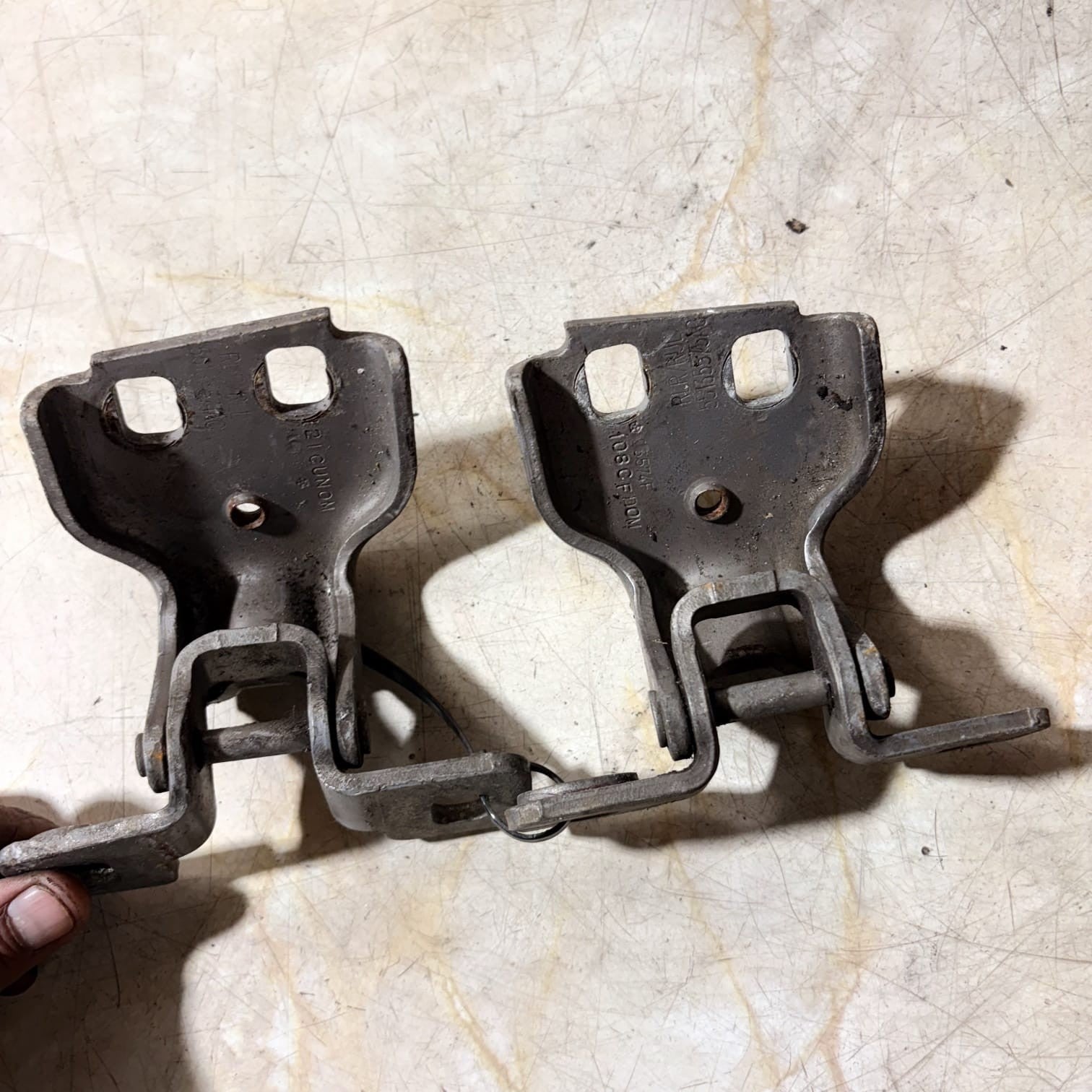 Jeep Grand Cherokee WJ 1999-2004 Rear Right Side Door Hinges Pair 55135574AC