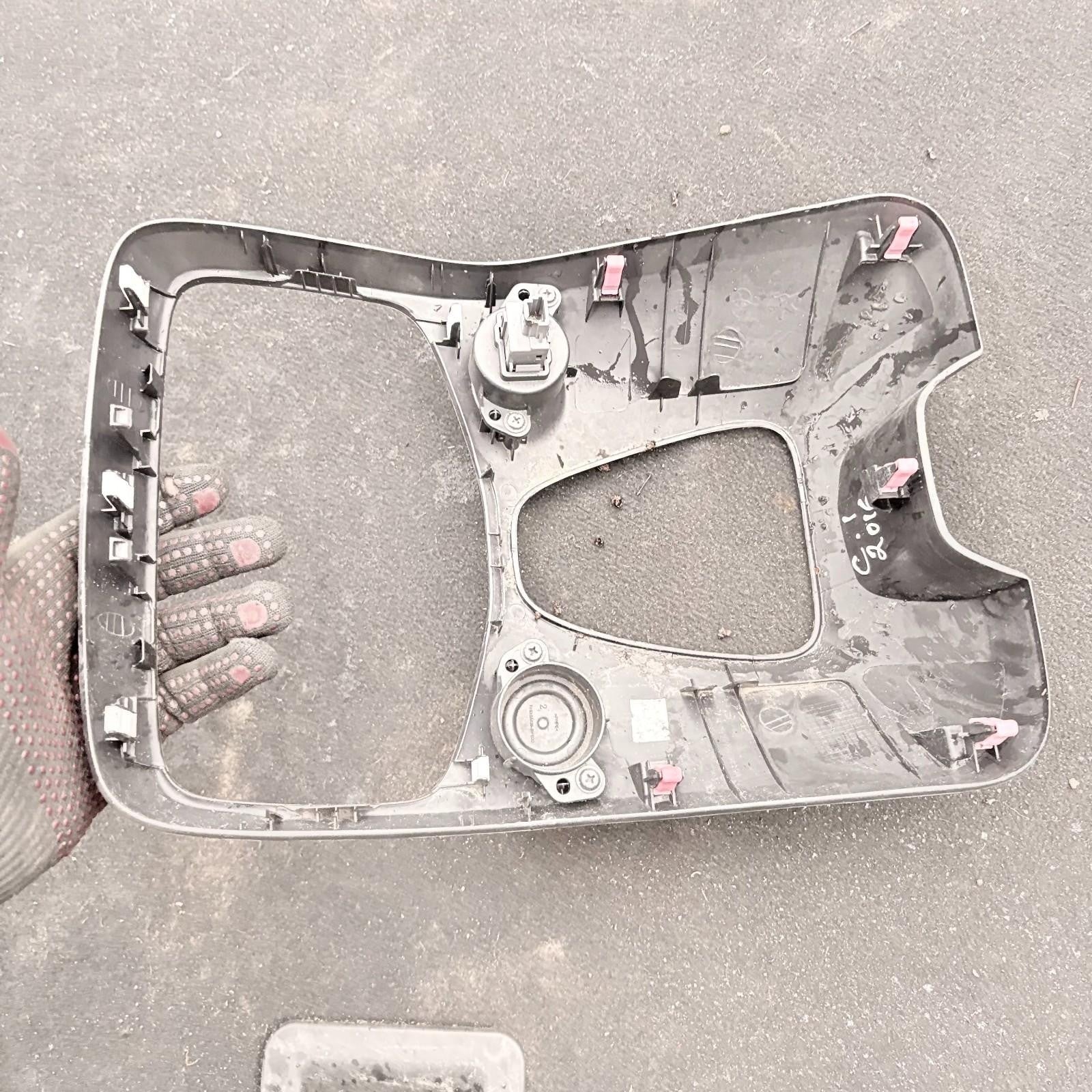 2016 CITROEN C1 DASHBOARD SURROUND TRIM PANEL SILVER 554050H040