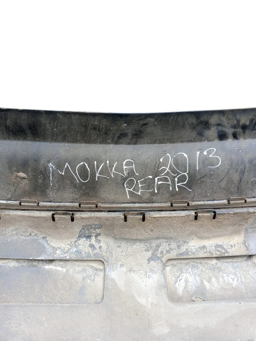 VAUXHALL MOKKA BUMPER REAR IN BLACK MK1 2013