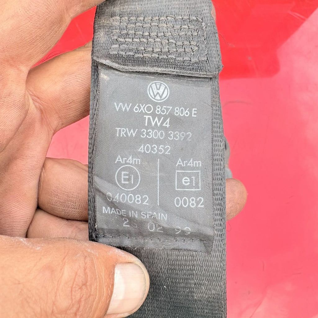 Audi A6 C6 Mk3 2004-2011 Seat Belt Rear Left Side Passenger 193857737