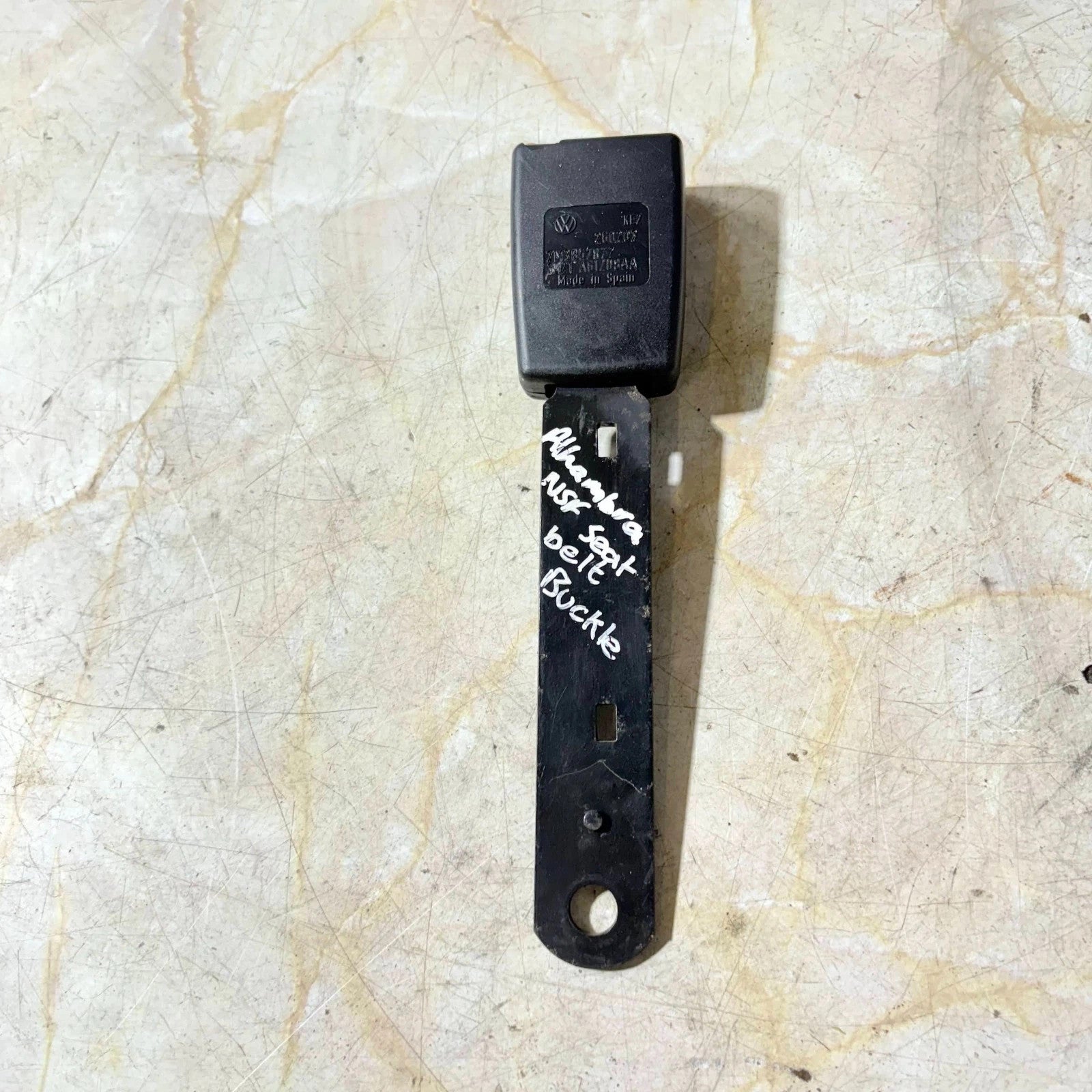 Seat Alhambra 2000-2010 Front Left Seat Belt Buckle Stalk 1M21A61208AA 7M3857877
