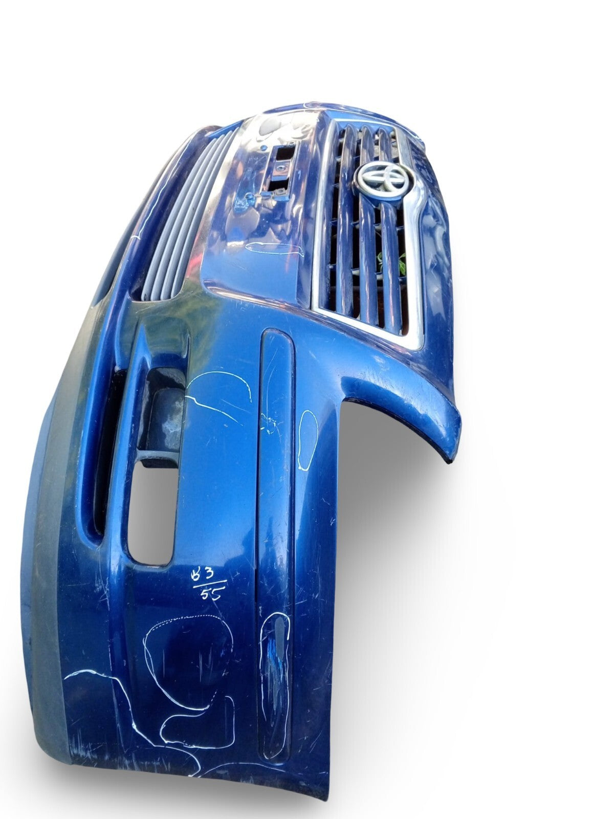 TOYOTA AVENSIS SALOON 4DR MK2 2003 BLUE 8P4 FRONT BUMPER MARKS