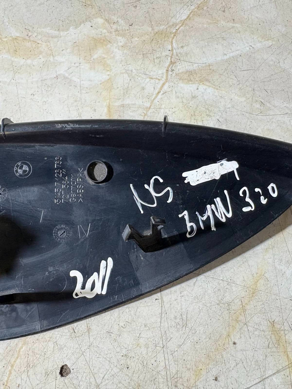 BMW 320i E21 E30 E36 E46 E90 Left Passenger N/S Dash End Cap Trim 51457123733
