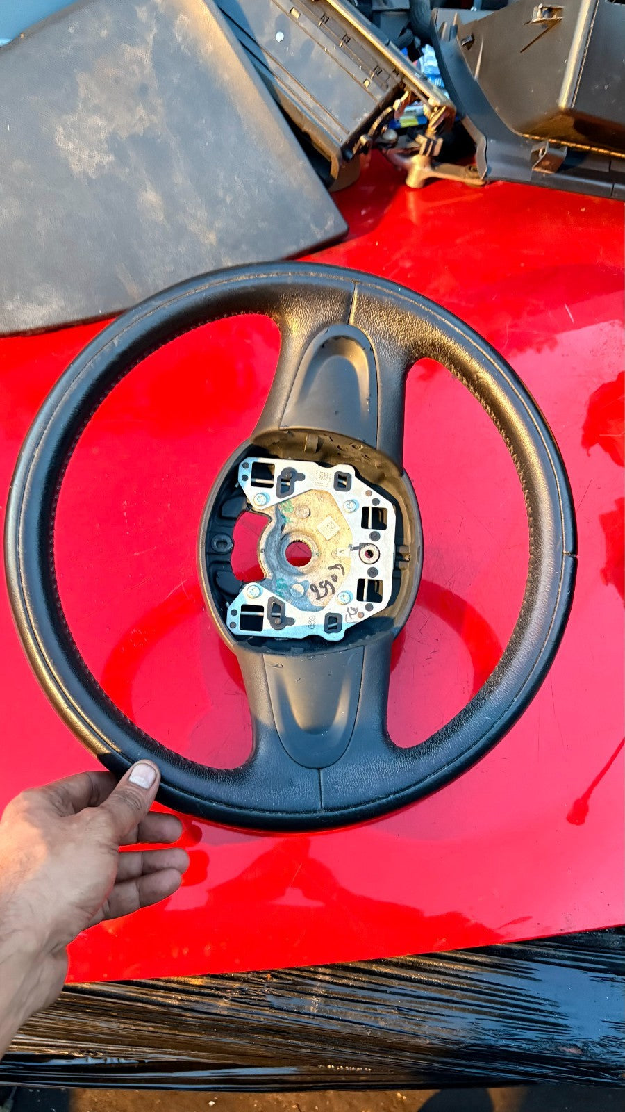 2011 MINI CLUB STEERING WHEEL 609696201C
