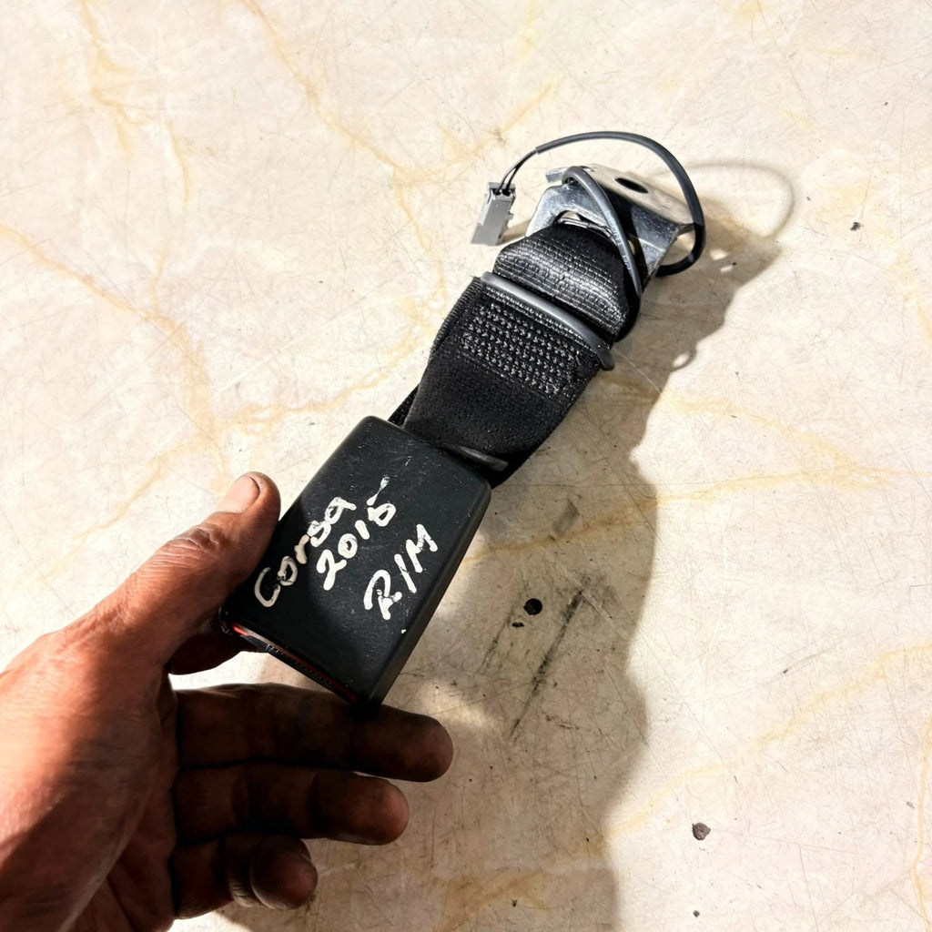 Vauxhall Opel Corsa E Rear Centre Seat Belt Buckle Stalk 13427758 2014-2019