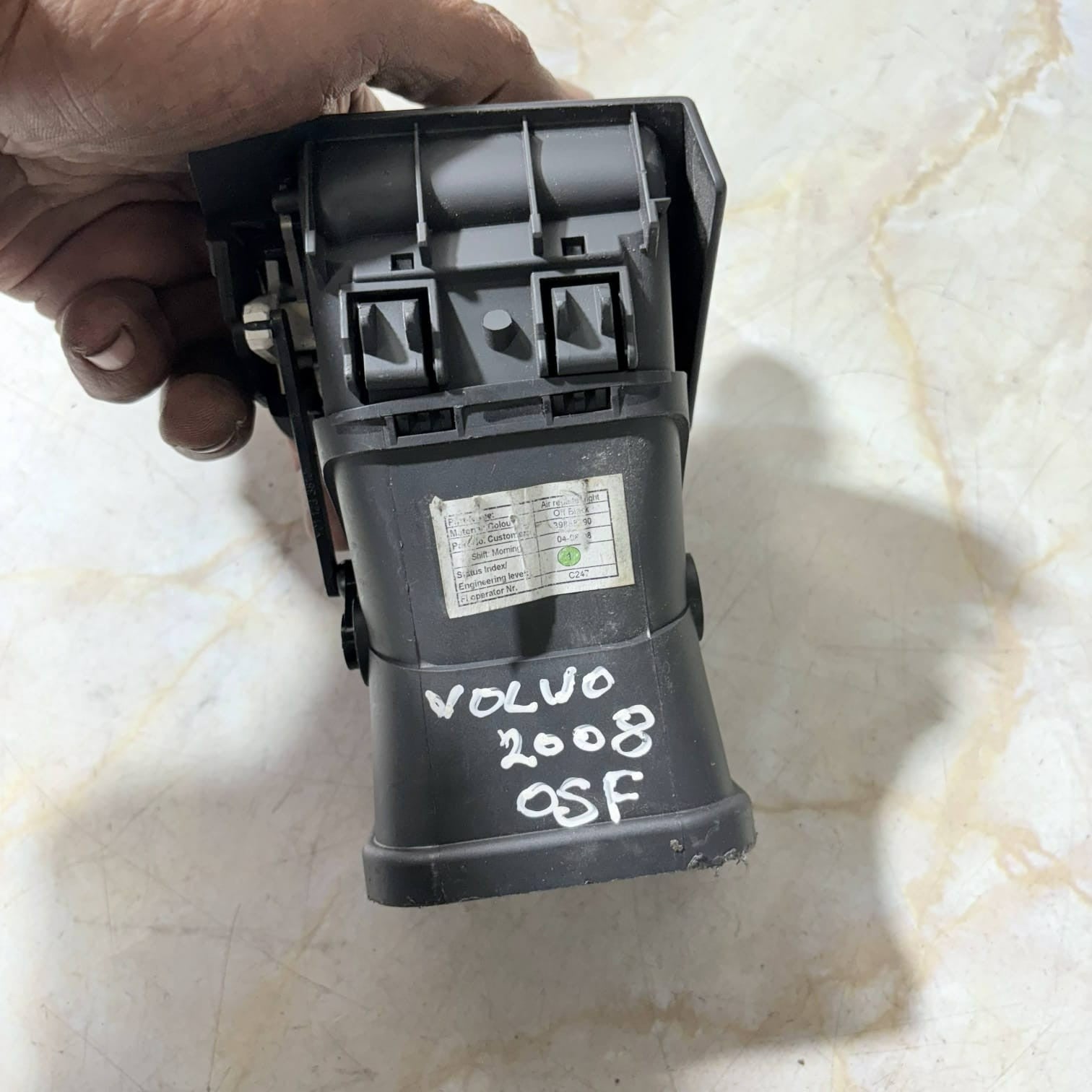 Volvo 2008 OSF DASH AIR VENT OFFSIDE DRIVER FONT RIGHT SIDE
