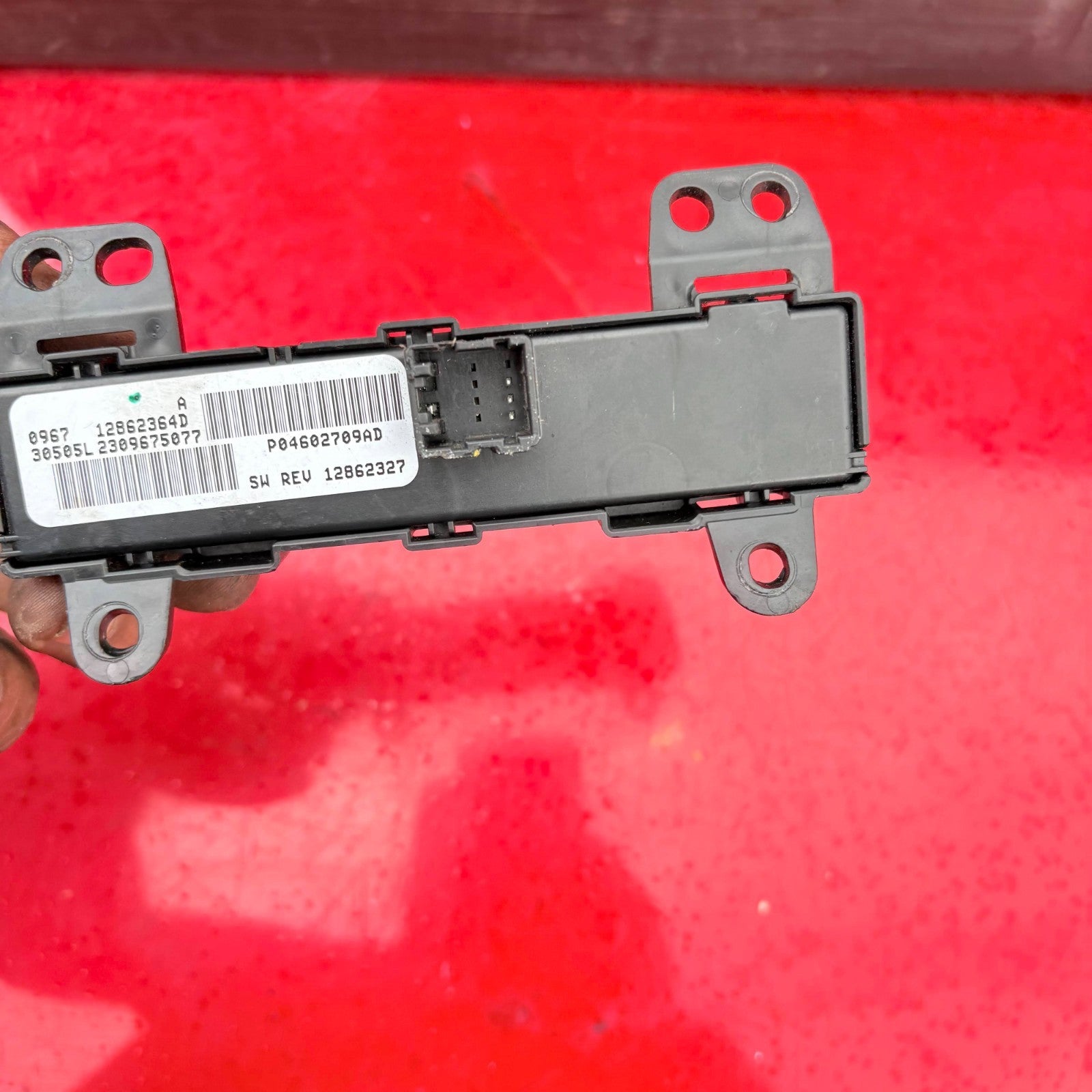 DODGE CALIBER INTERIOR HAZARD SWITCH BLACK P04602709AD 2008
