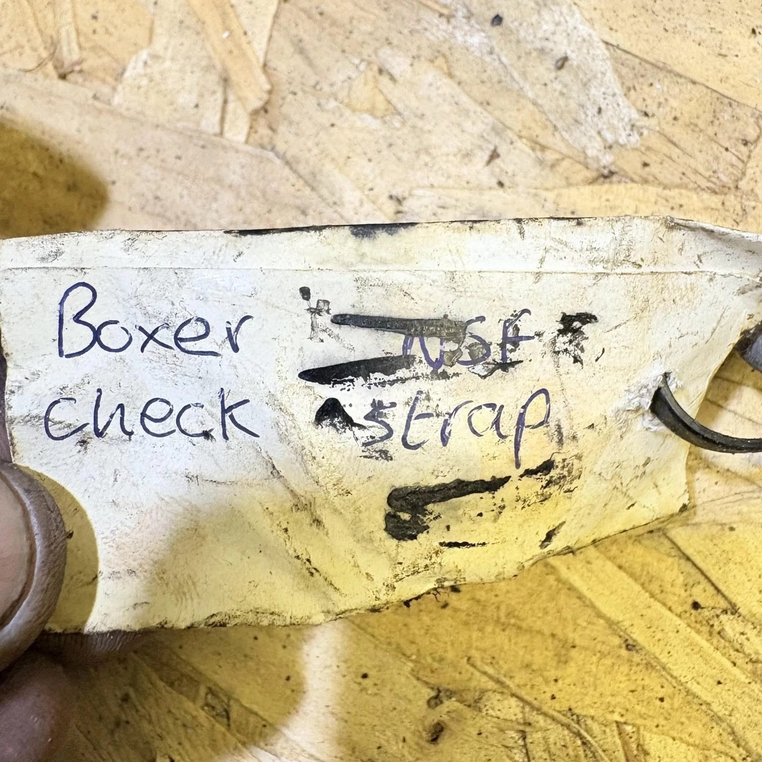 Peugeot Boxer Mk1 1994-2002 Front Left Passenger Door Strap 1938878