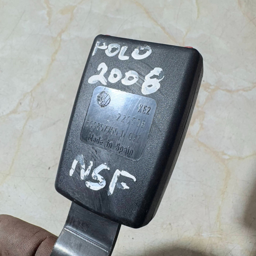 VW Polo 9N/9N3 2002-2008 NSF Passenger Front Seat Belt Buckle 6Q0857755D