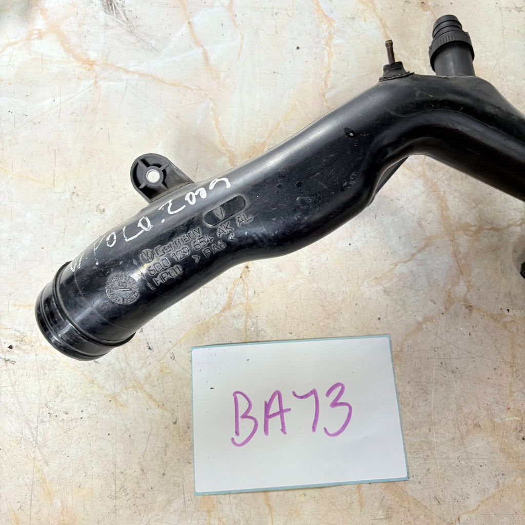 VOLKSWAGEN POLO 04-09 AIR INTAKE TURBO PIPE 6Q0 129 654 AK