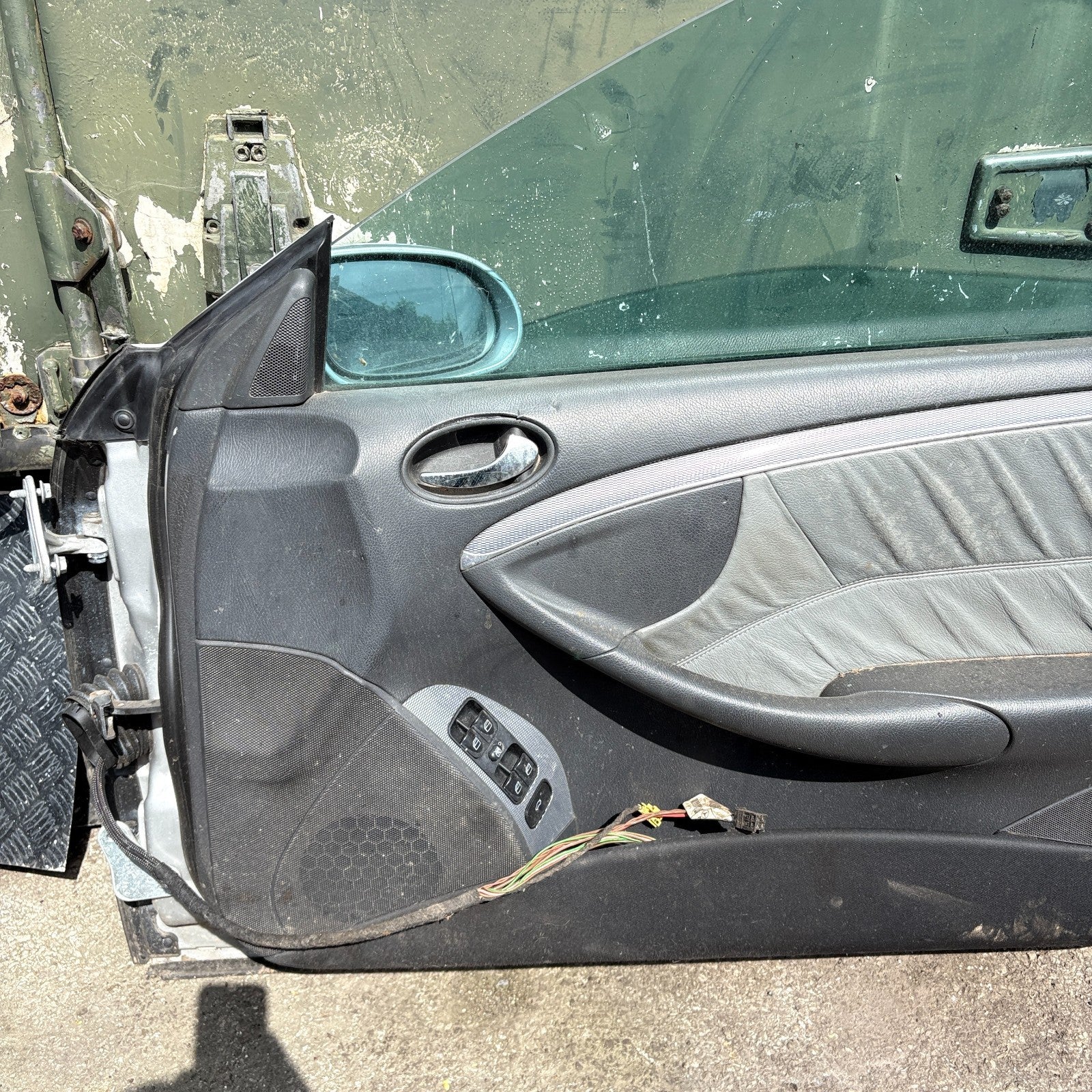 Mercedes CLK C209 A209 2002-2009 Driver Right Front Door Iridium Silver
