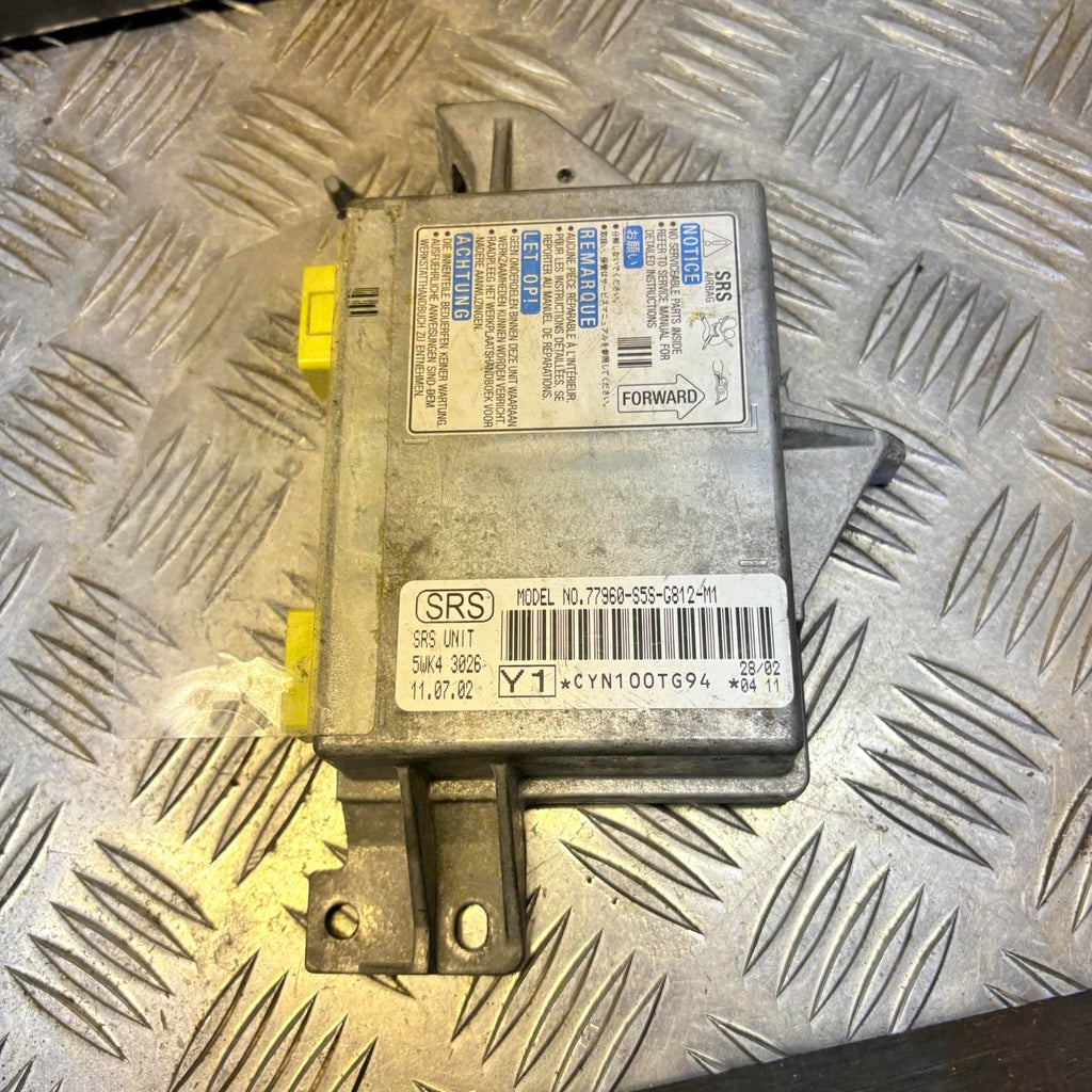 2002 Honda Civic SRS Control Unit 77960-S5S-G812-M1