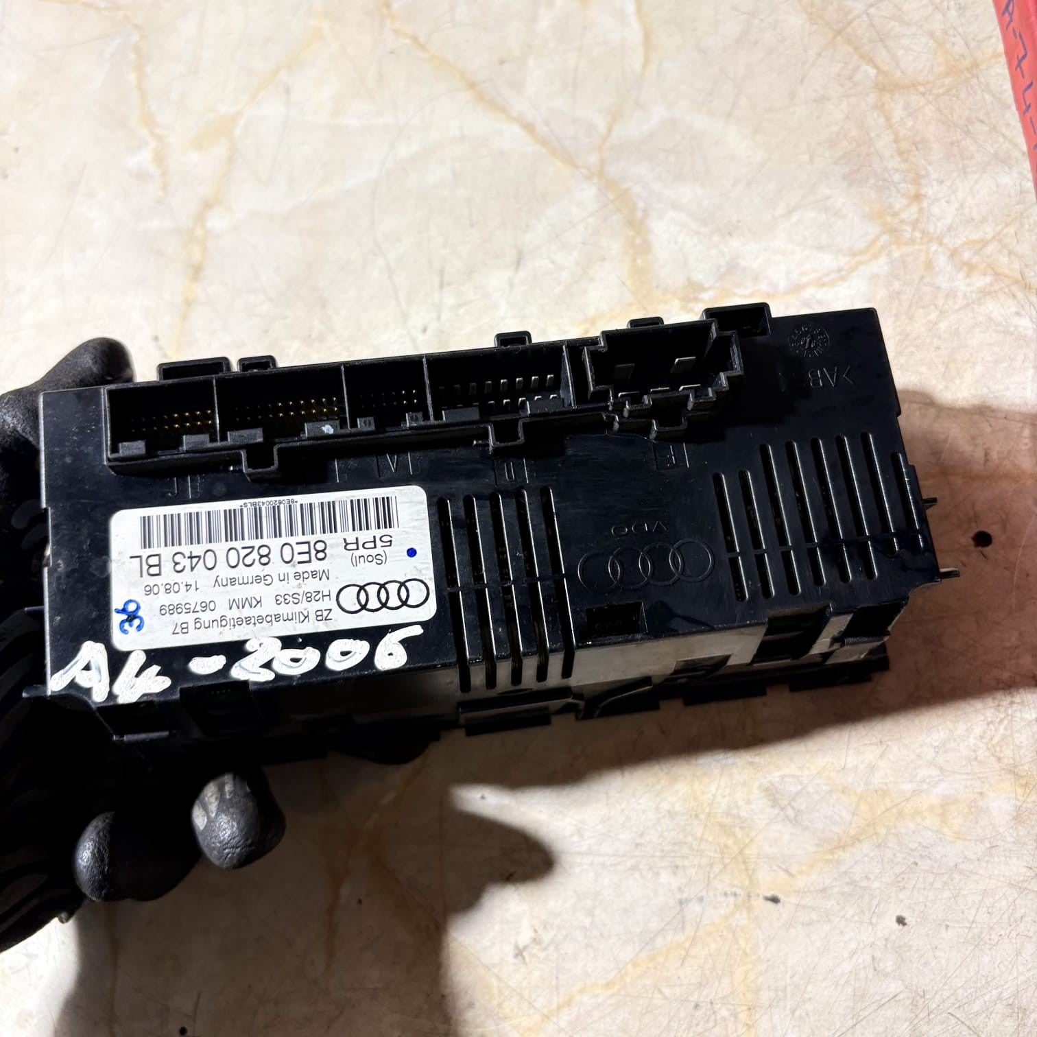 Audi A4 B7 A/C Air Condition Heater Climate Control Panel 8E0820043BL 2006