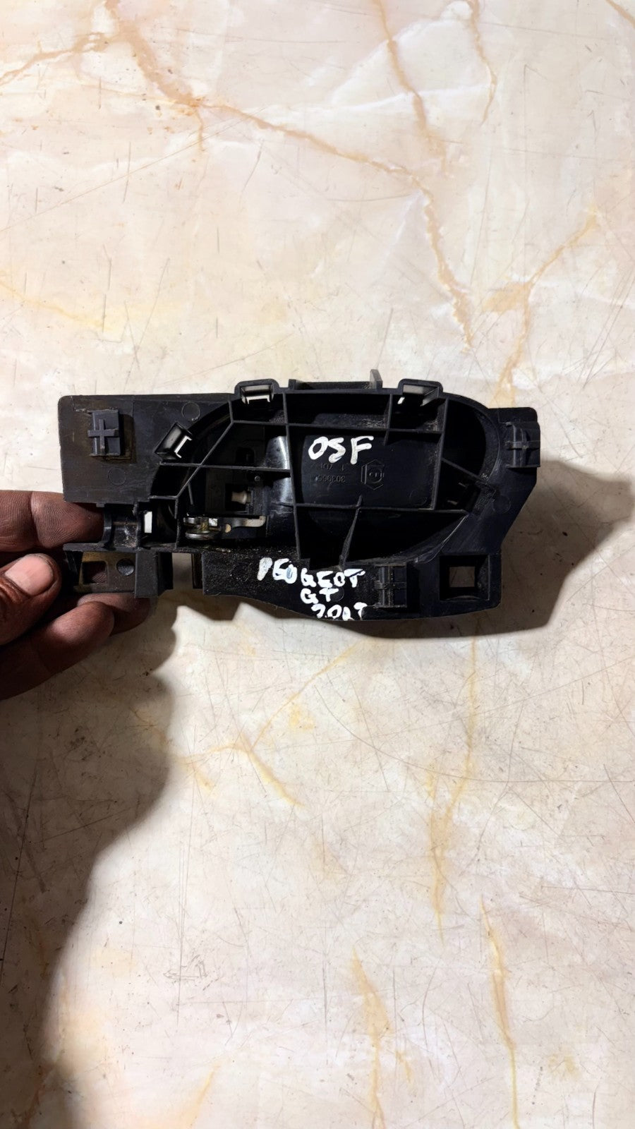 Peugeot 9655555 Front Right Driver Side Internal Handle