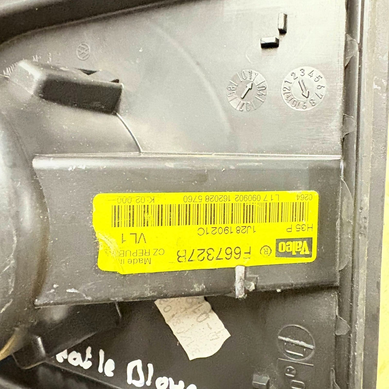 VOLKSWAGEN BEETLE HEATER BLOWER MOTOR FAN H35657880E
