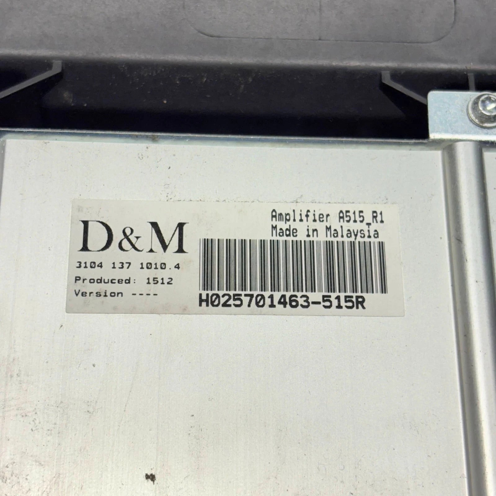 CITROEN DS3 2009-2016 REAR SUBWOOFER SPEAKER & AMPLIFIER 9663991480-05