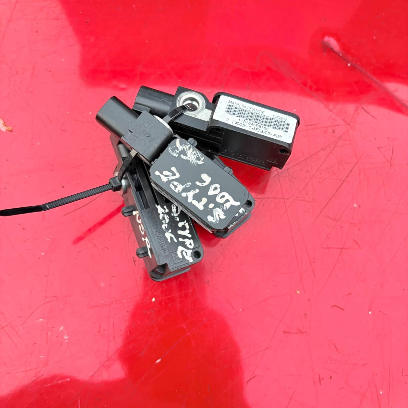 JAGUAR X TYPE X409 01-10 CRASH SENSOR 1X4314B345AB 2006 Seat 4