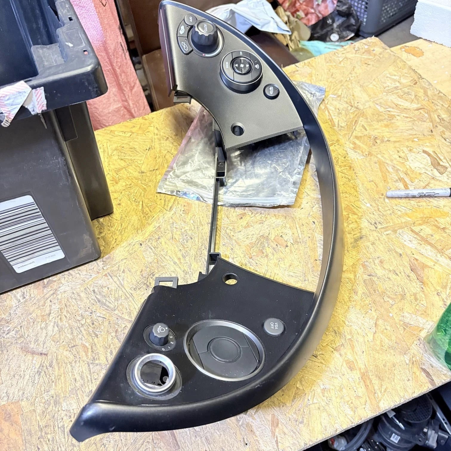 HONDA CIVIC MK8 SPEEDO SURROUND AC AIR CON HEATER CONTROL SWITCHES 79600SMGE4