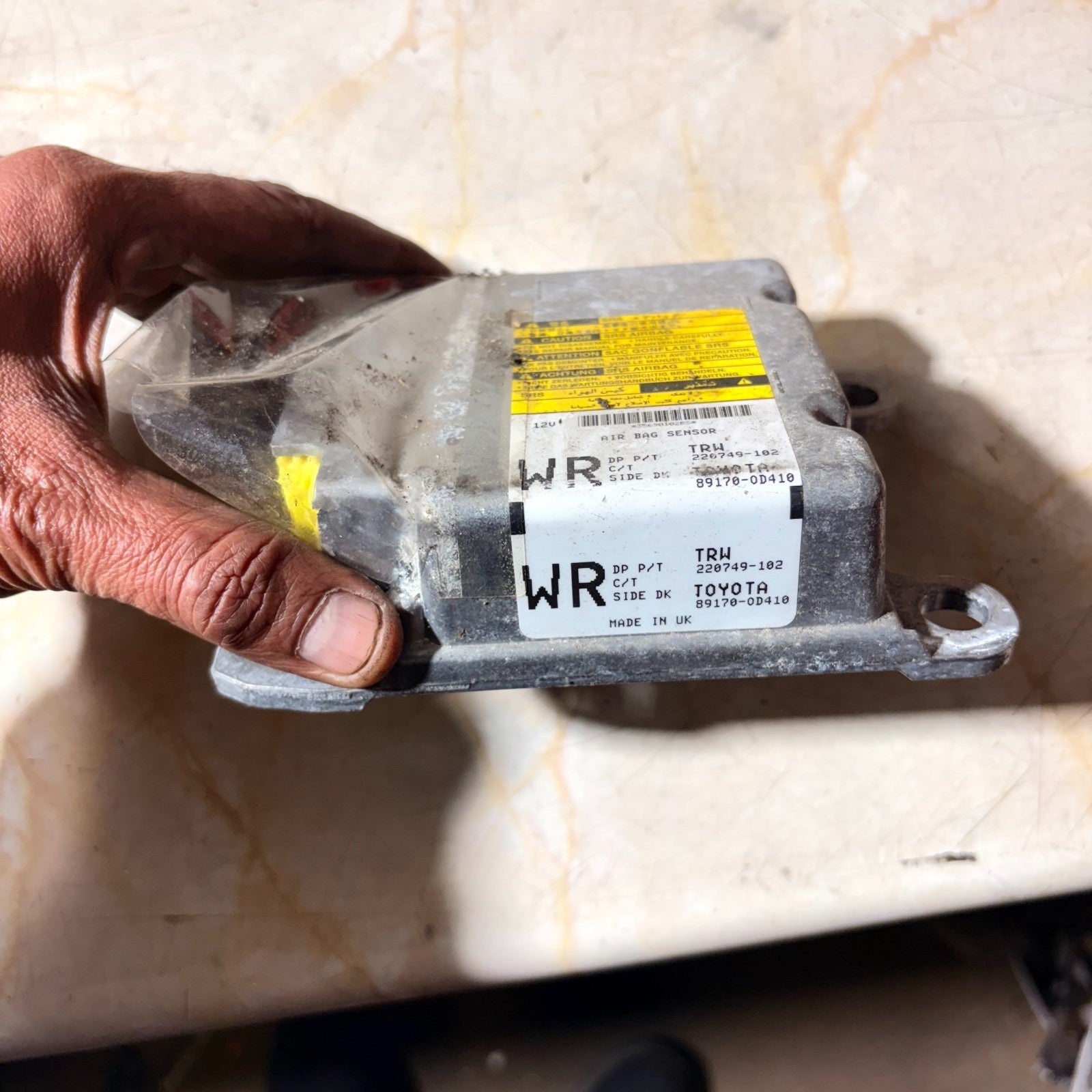 TOYOTA YARIS 2006-2011  ECU CONTROL MODULE 89170-0D410 220749-102