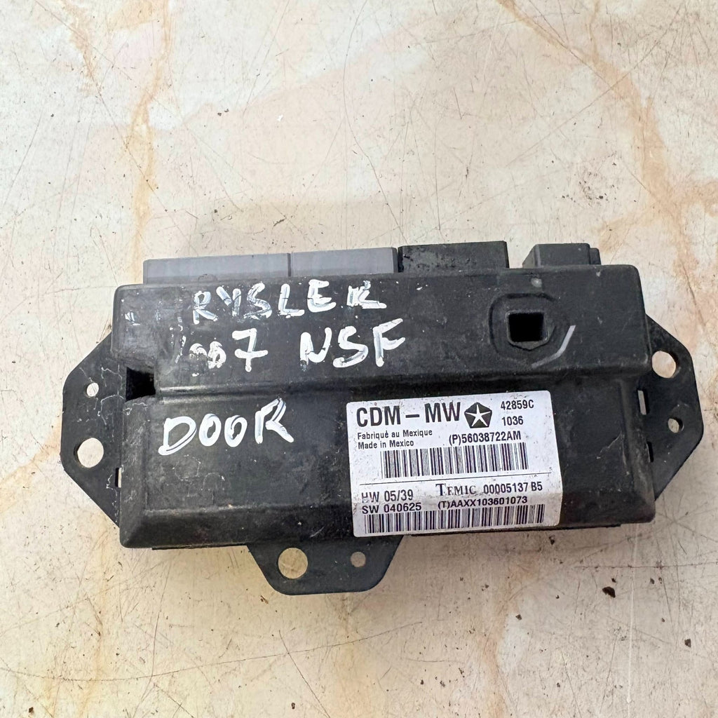 Chrysler 2007 Door Control Module Front Left 56038722AM
