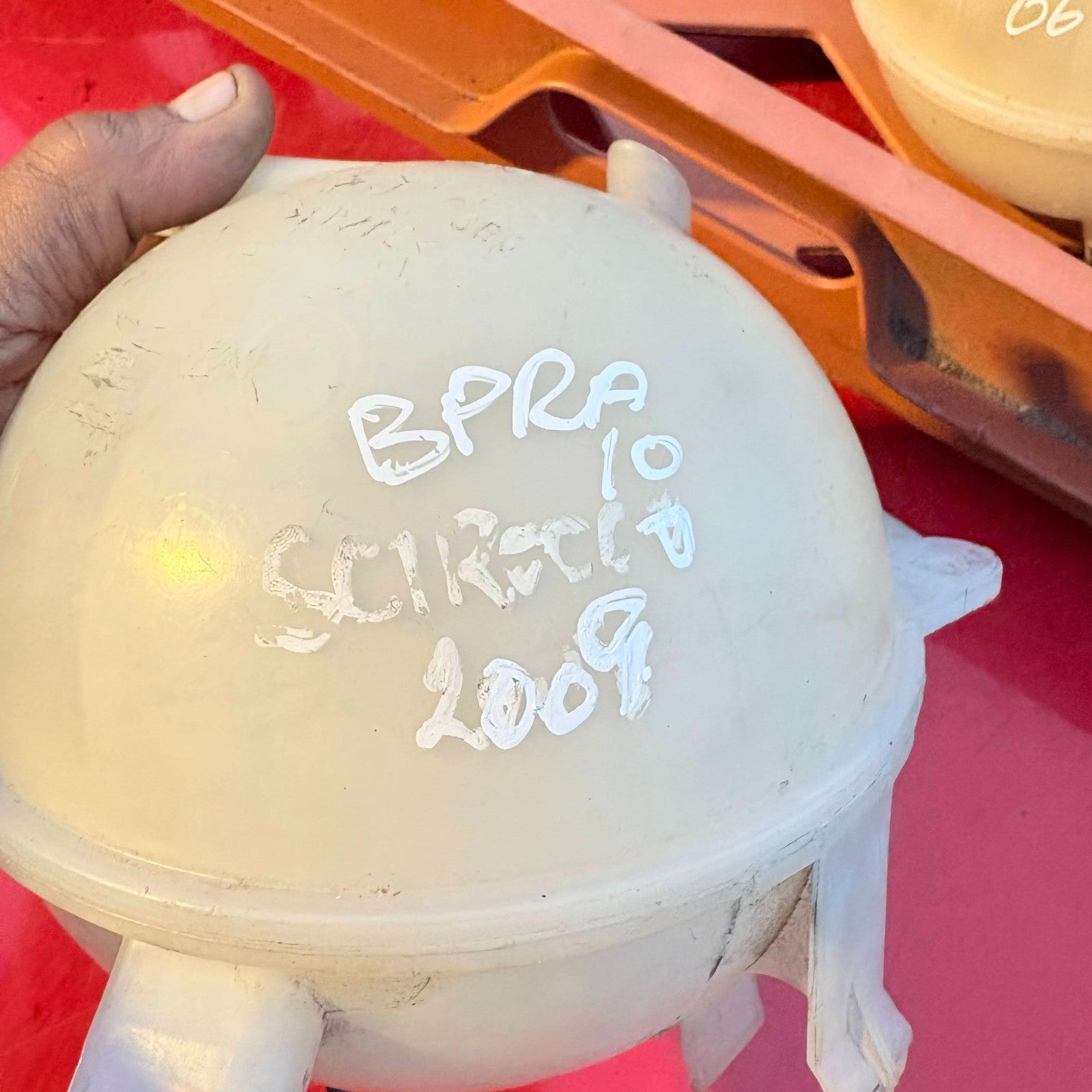 VOLKSWAGEN SCIROCCO 2009 COOLANT EXPANSION OVERFLOW TANK BOTTLE