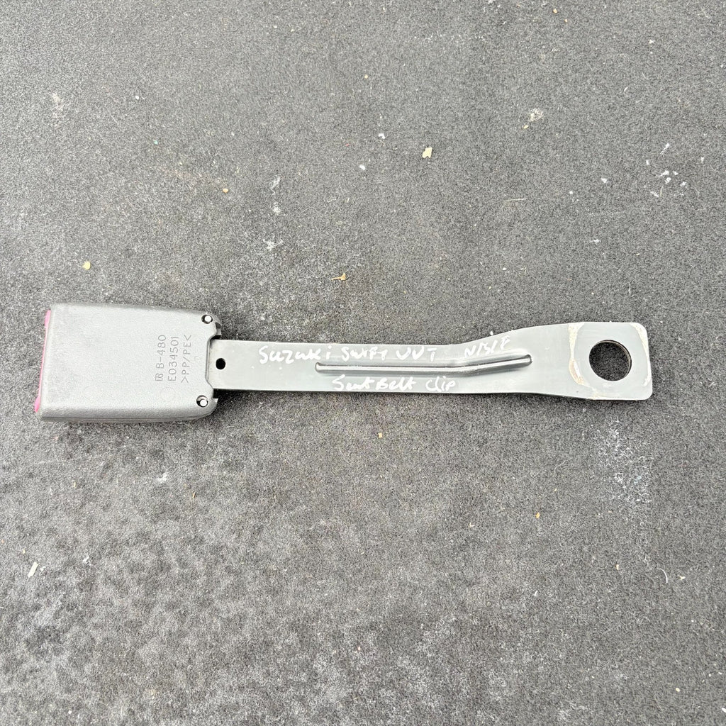 SUZUKI SWIFT FRONT PASSENGER SEAT BELT STALK BUCKLE E034501
