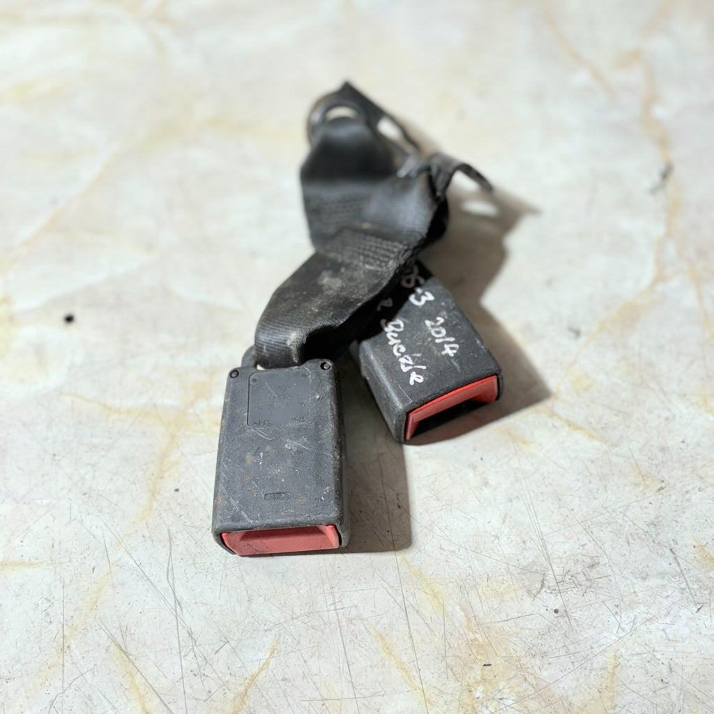 2014 CITROEN DS3 SEAT BELT TWIN BUCKLE REAR LEFT PASSENGER SIDE