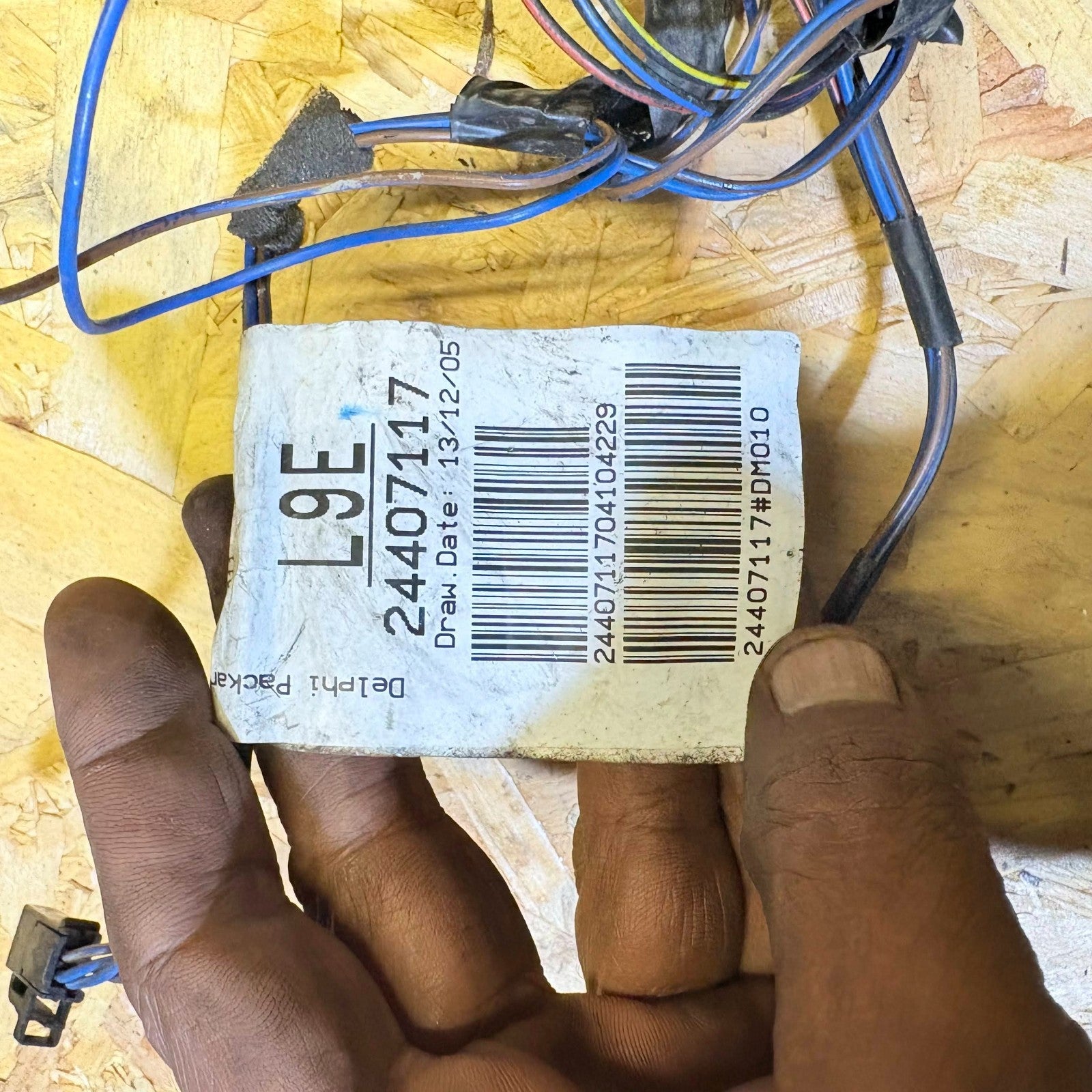 VAUXHALL COMBO 2004-2011 DOOR WIRING LOOM 24407117