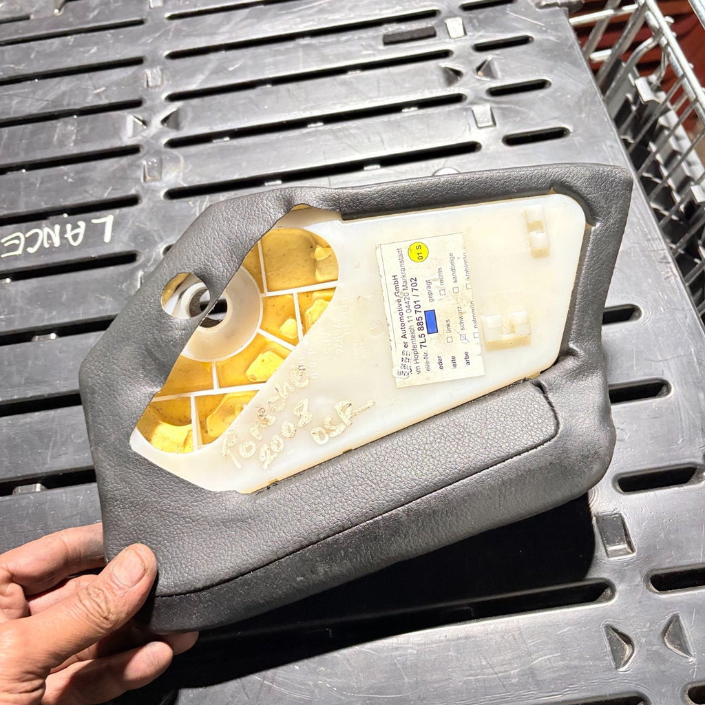 2008 PORCHE SEAT COVER REAR RIGHT BENCH SIDE PANEL 7L5885701/702