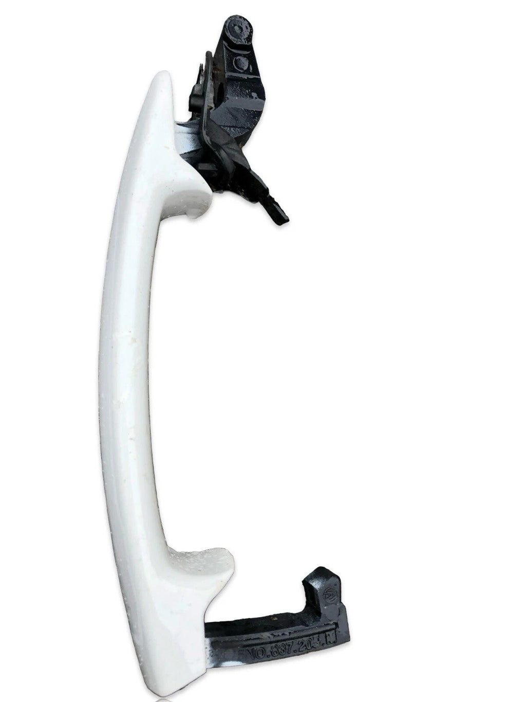 5N0837205M 08-14 VW TIGUAN MK1 DRIVER FRONT DOOR HANDLE WHITE