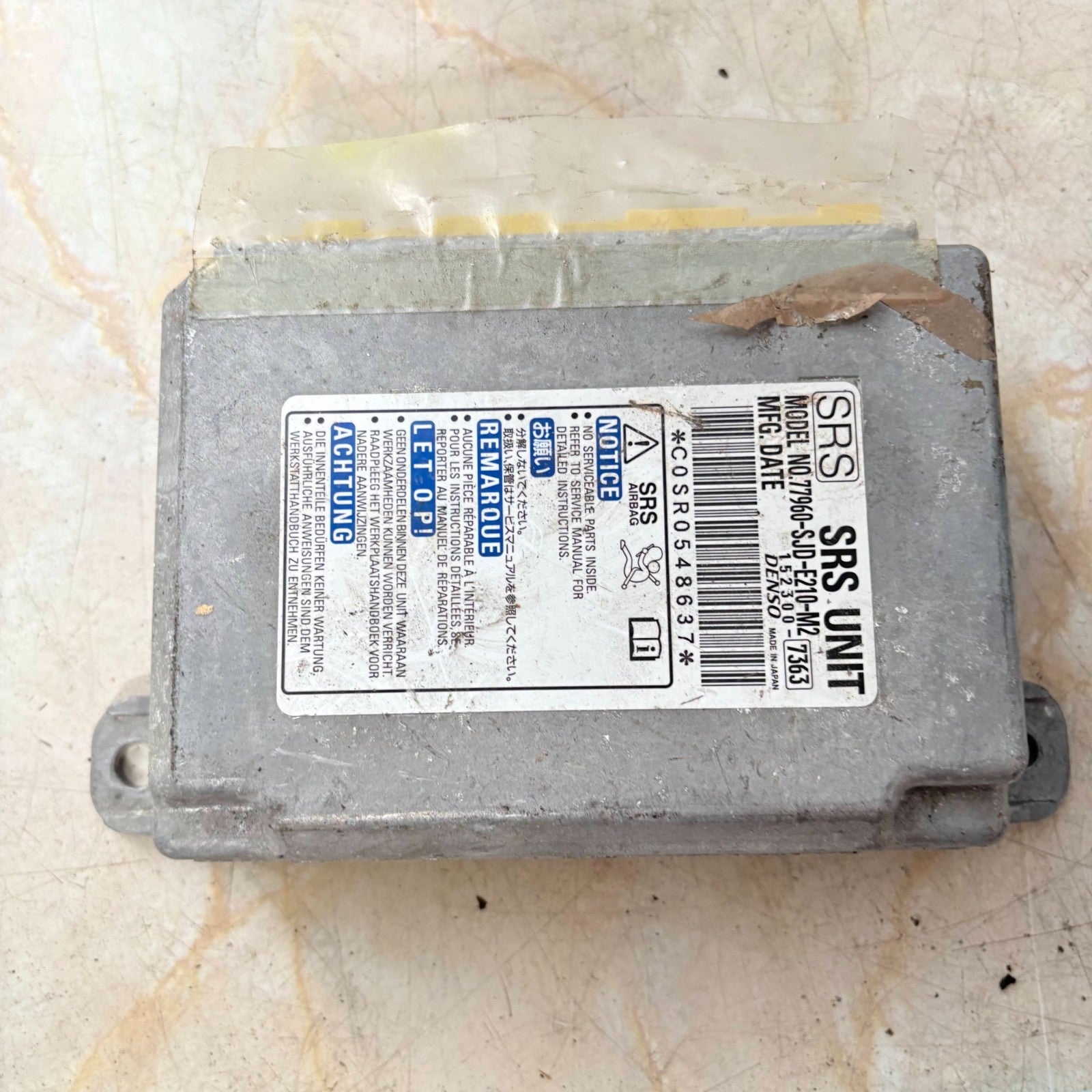 2005 Honda Fr-V Control Unit 77960-Sjd-E210-M2