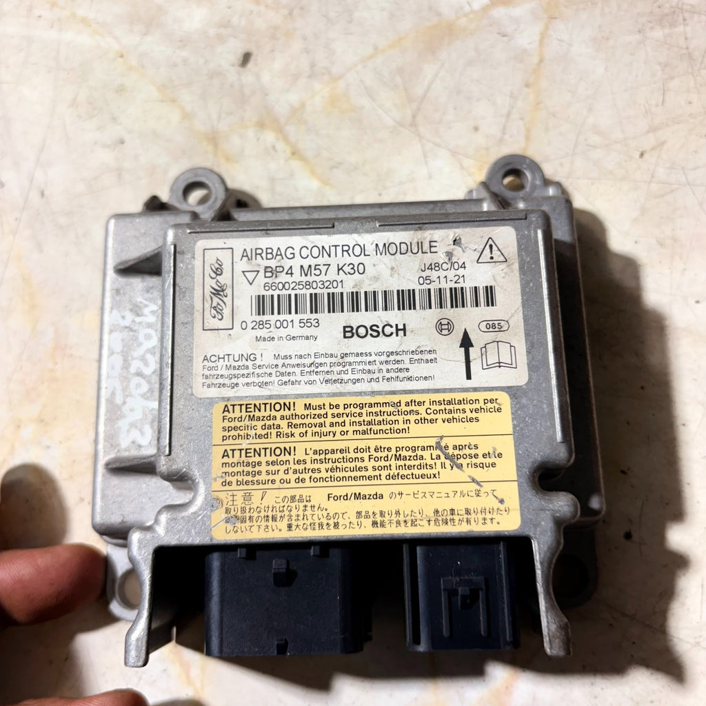 2006 MAZDA 3 AIRBAG CONTROL MODULE BP4M57K30