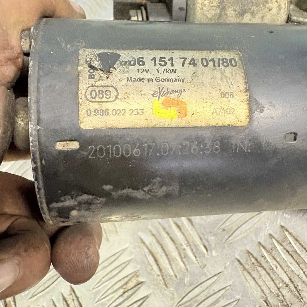 Mercedes E Class W211 E200 E220 CDI Starter Motor 2003-2009 0061517401 Bosch