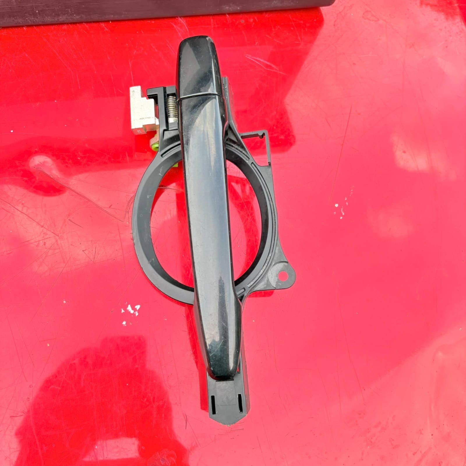 MITSUBISHI OUTLANDER 2010 FRONT PASSENGER SIDE DOOR EXTERIOR HANDLE BLUE D14