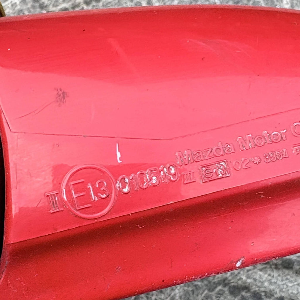 Mazda MX-3 1991-1998 Left Passenger Electric Wing Mirror E13010519 SVM484 Red