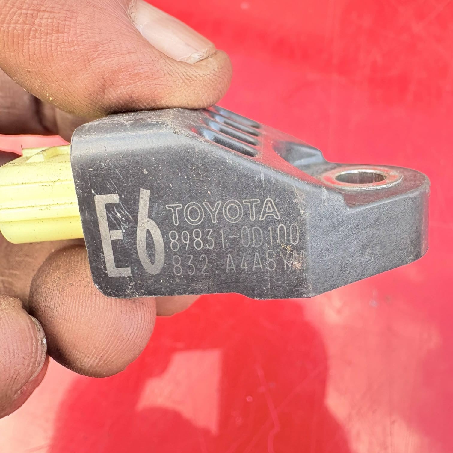 2003 TOYOTA YARIS AIR Passenger Front BA SENSOR 89831-0D090 NSF